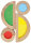 Regenbogenblocks 24 Teile