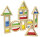 Blocks mit Glitter 16 Teile