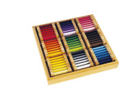 Montessori Farbtäfelchen Schattierungen 63 Stück