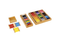 Montessori Farbtäfelchen Schattierungen 63 Stück