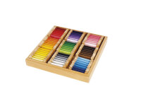 Montessori Farbtäfelchen Schattierungen 63 Stück