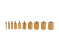 Montessori Block mit Zylindern Set 2