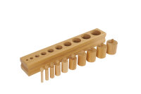 Montessori Block mit Zylindern Set 2