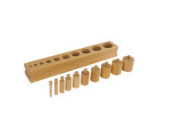 Montessori Block mit Zylindern Set 2