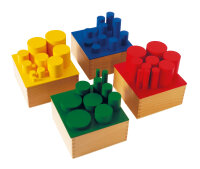 Montessori Farbige Zylinder