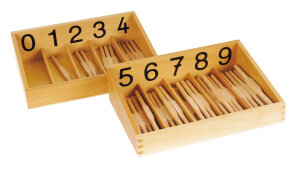 Montessori Spindelkästen 0-9