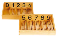 Montessori Spindelkästen 0-9